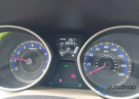 2013 Hyundai Elantra Limited z USA, uszkodzony, nr VIN KMHDH4AE8DU660972